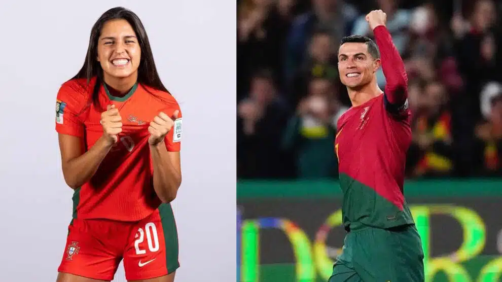 Kika Nazareth bateu recorde que pertencia a Cristiano Ronaldo